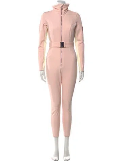 Pre-owned Cordova Mock Neck Jumpsuit In Pink