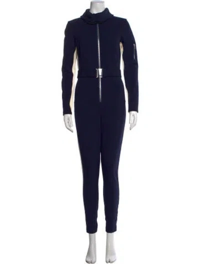Pre-owned Cordova Mock Neck Ski Suit In Blue