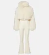 Cordova Nozawa Shearling Ski Suit In White