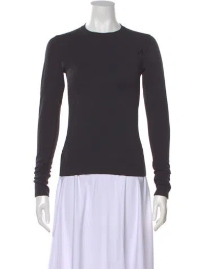 Pre-owned Cordova Nylon Crew Neck Top In Gray