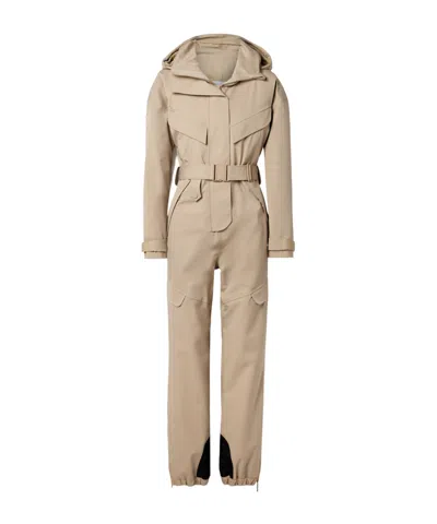 Cordova One-piece Ski Suit In Brown