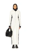 Cordova Aio Side-stripe Ski Suit In Ivory