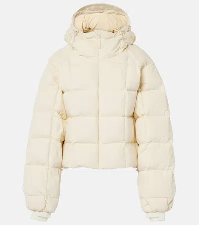 Cordova Oza Hooded Quilted Down Ski Jacket In Yellow
