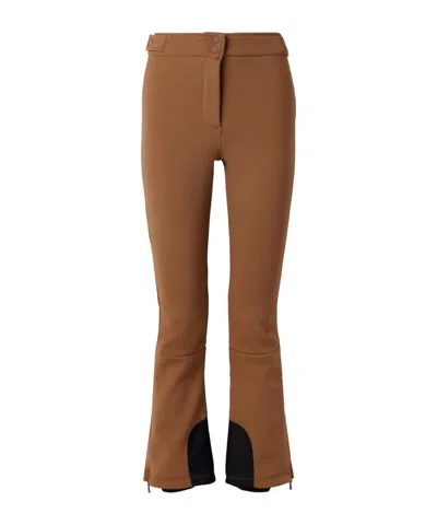 Cordova Saint Moritz Stretch Tech-jersey Flared Ski Pants In Brown