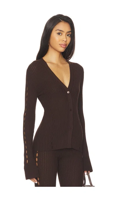 Cordova Savoie Cardigan In Brown