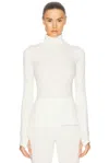 Cordova Sol Baselayer Top In Alabaster