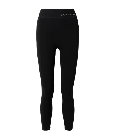 Cordova Sol Ribbed-knit Leggings In Black