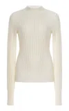 Cordova Soleil Cable-knit Merino Wool Top In Neutral