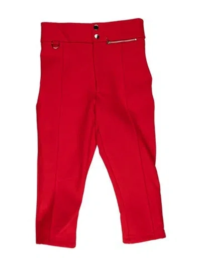 Pre-owned Cordova Straight Leg Pants In Red