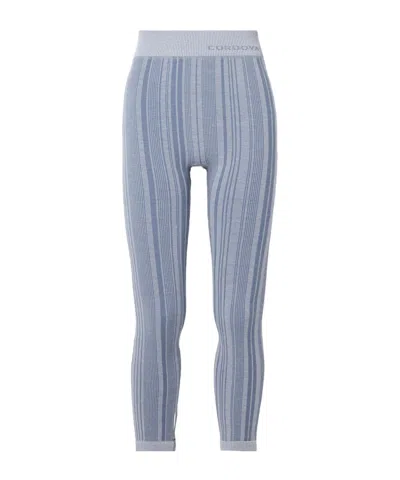 Cordova Striped Elastic Sweatpants In Blue