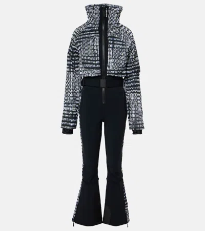 Cordova Taos Printed Ski Suit In Obsidian & Onyx