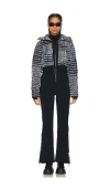 Cordova Taos Printed Ski Suit In Obsidian