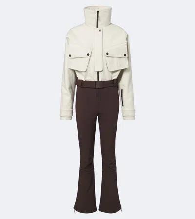 Cordova Telluride Belted Wool-trimmed Ski Suit In Multi