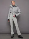 Cordova The Telluride Belted Two-tone Wool-blend And Twill Ski Suit In Gray Melange,fog