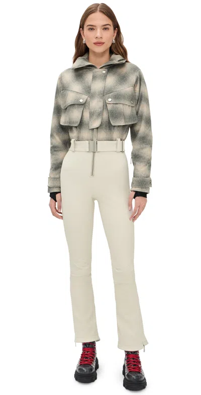 Cordova Telluride Ski Suit Plaid Smoke/stone