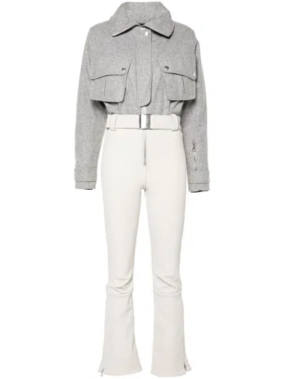CORDOVA GREY TWO-TONE SKI SUIT