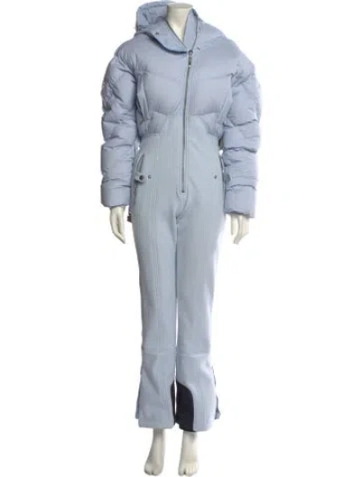 Pre-owned Cordova Turtleneck Jumpsuit In Blue