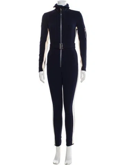 Pre-owned Cordova Turtleneck Jumpsuit In Blue