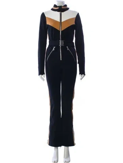 Pre-owned Cordova Turtleneck Jumpsuit In Blue