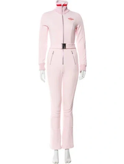 Pre-owned Cordova Turtleneck Jumpsuit In Pink