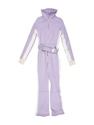 Pre-owned Cordova Turtleneck Jumpsuit In Purple