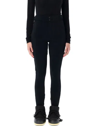 Cordova Fleece-lined Black Ski Pants With 4-way Stretch In Onyx Black