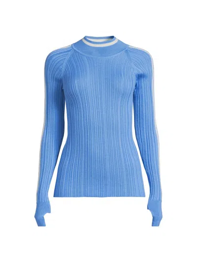 Cordova Women's Saas Merino Wool-blend Ski Sweater In Blue