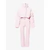Cordova Womens Peony Myoko Padded Woven Ski Jumpsuit In Pink