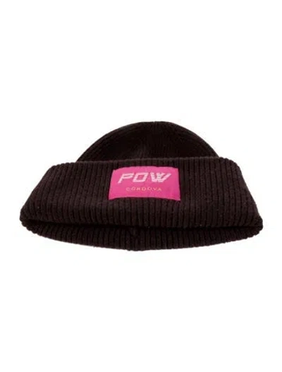 Pre-owned Cordova Woven Beanie In Brown