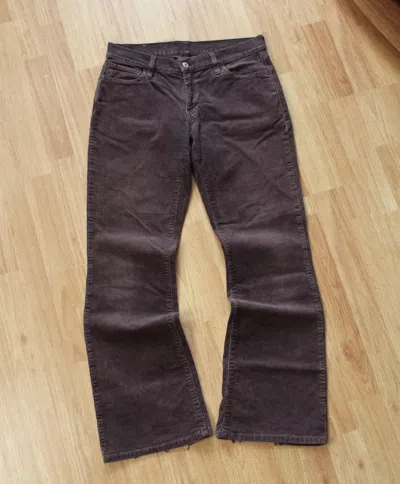 Pre-owned Corduroi Club X Levis Vintage Levis Bootcut Corduroy Pants 529 W32 L32 In Brown