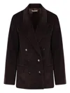 Co Rduroy Blazer In Brown