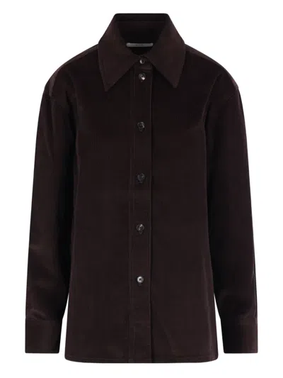 Co Rduroy Overshirt In Brown