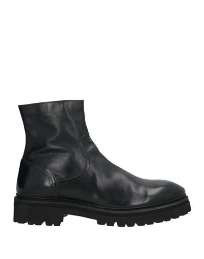 Cordwainer Man Ankle Boots Black Size 7 Leather