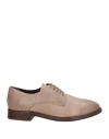 Cordwainer Man Lace-up Shoes Beige Size 8 Leather