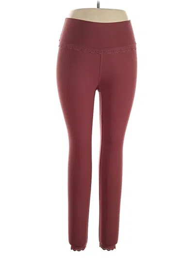 Pre-owned Core 10 Active Pants In Burgundy