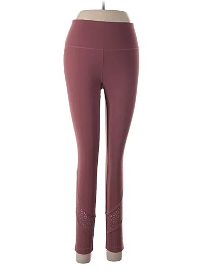 Pre-owned Core 10 Active Pants In Burgundy