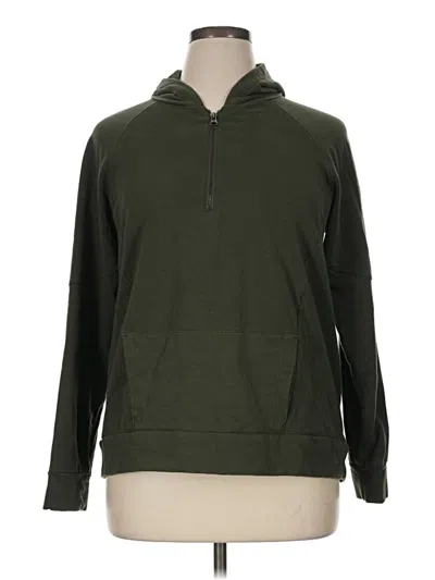 Pre-owned Core 10 Zip Up Hoodie In Green