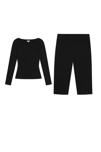 Cor.e Amelia Top + Harley Capri In Multi