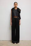 Leset Barb Wide Leg Pant In Black