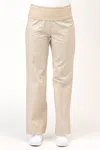 Core By Wearables 4-pocket Fold Over Pant In Beige