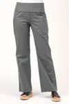 Core By Wearables 4-pocket Fold Over Pant In Grey