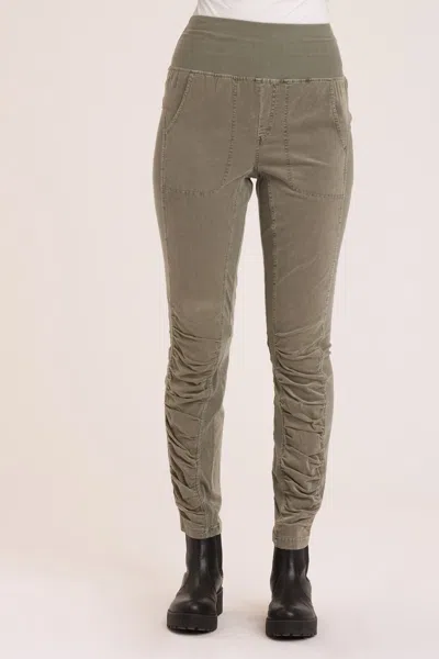 Core By Wearables Cord Penny Legging In Green