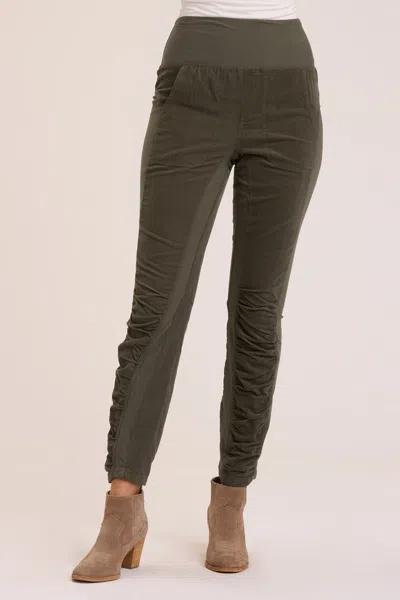 Core By Wearables Cord Penny Legging In Green