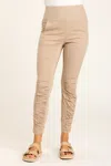 Core By Wearables High Waist Penny Legging In Beige