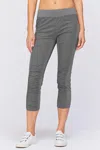 Core By Wearables Jetter Crop Legging In Grey