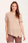 Core By Wearables Lettie Tee In Beige