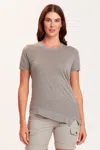 Core By Wearables Lettie Tee In Grey