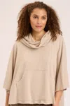 Core By Wearables Paige Poncho In Beige