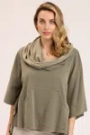 Core By Wearables Paige Poncho In Green