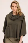 Core By Wearables Paige Poncho In Green